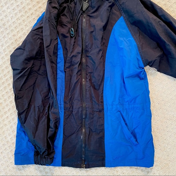 Reebok Vintage Blue and Black Windbreaker Women’s Size Small (1) - Picture 2 of 10